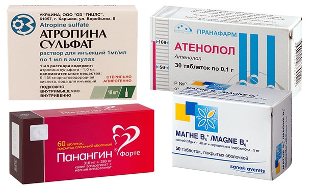 Лекарства, применяемые при брадикардии