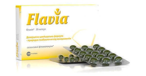 Флавия – хороший антиоксидант, регулирует окислительно-восстановительные процессы в организме.
